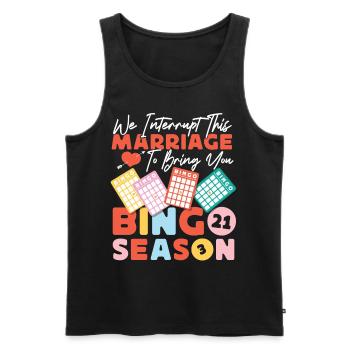 Bingo Player Husband Wife Marriage - Männer Premium Bio Tank Top - Schwarz - Vorne - Michal (187cm)
