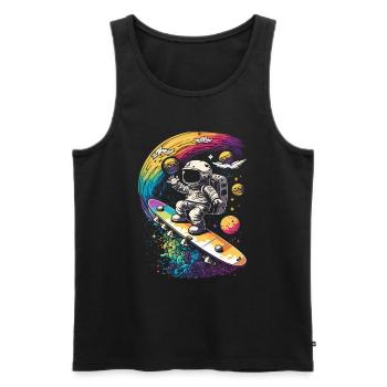Are You Gonna Perform At The Tail-Lent Show - Männer Premium Bio Tank Top - Schwarz - Vorne - Michal (187cm)