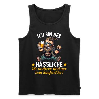 the ugly one marries bachelor party bachelor party - Men's Premium Organic Tank Top - black - Front - Michal (187cm)
