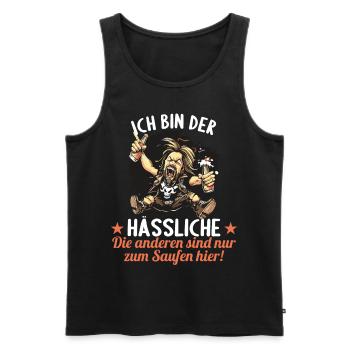 the ugly one marries bachelor party bachelor party - Men's Premium Organic Tank Top - black - Front - Michal (187cm)