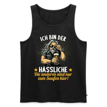 the ugly one marries bachelor party bachelor party - Men's Premium Organic Tank Top - black - Front - Michal (187cm)