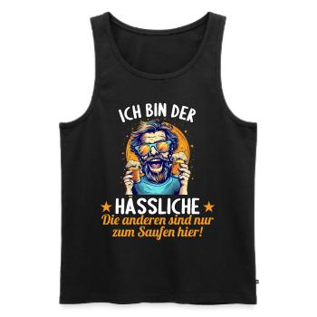 the ugly one marries bachelor party bachelor party - Men's Premium Organic Tank Top - black - Front - Michal (187cm)