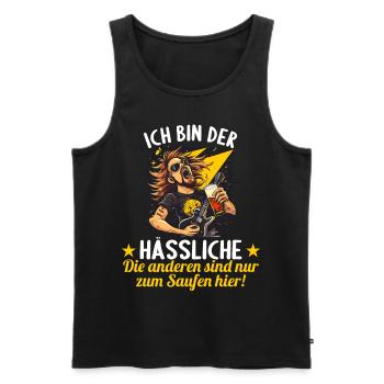 the ugly one marries bachelor party bachelor party - Men's Premium Organic Tank Top - black - Front - Michal (187cm)