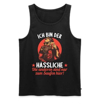 the ugly one marries bachelor party bachelor party - Men's Premium Organic Tank Top - black - Front - Michal (187cm)