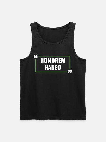 Latin Funny Latin Saying - Men's Premium Organic Tank Top - black