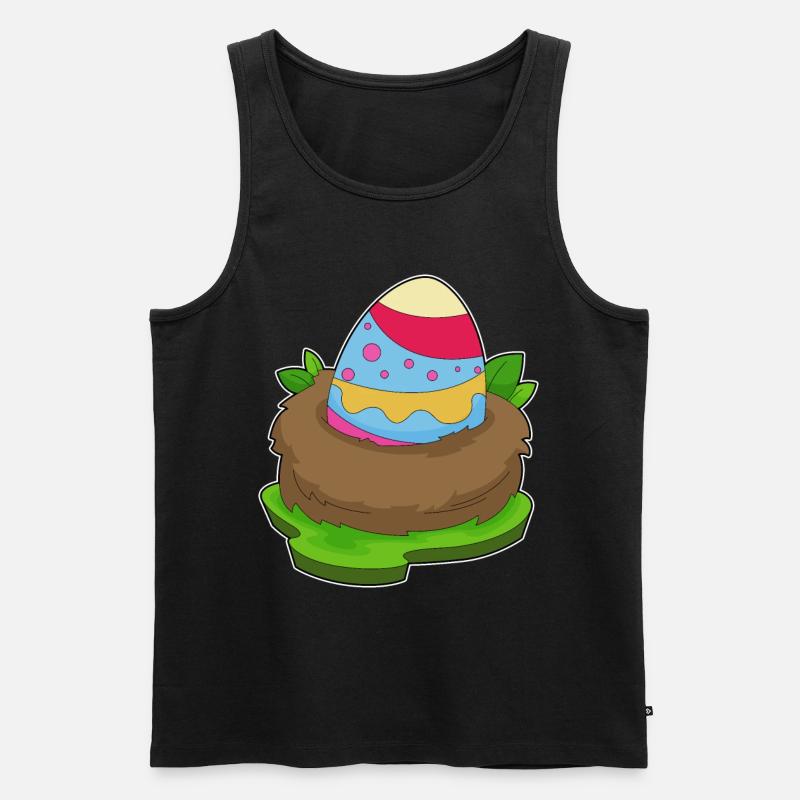 Easter Easter Egg Nest - Men's Premium Organic Tank Top - black