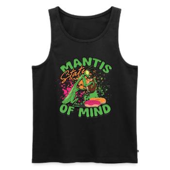 Gottesanbeterin Mantis État d’ - Débardeur bio Premium Homme - noir - Devant - Michal (187cm)