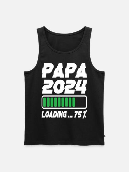 Papa 2024 Loading - Men's Premium Organic Tank Top - black