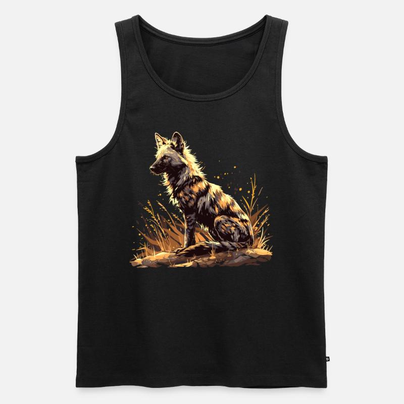 Aardwolves Aardwolf - Men's Premium Organic Tank Top - black