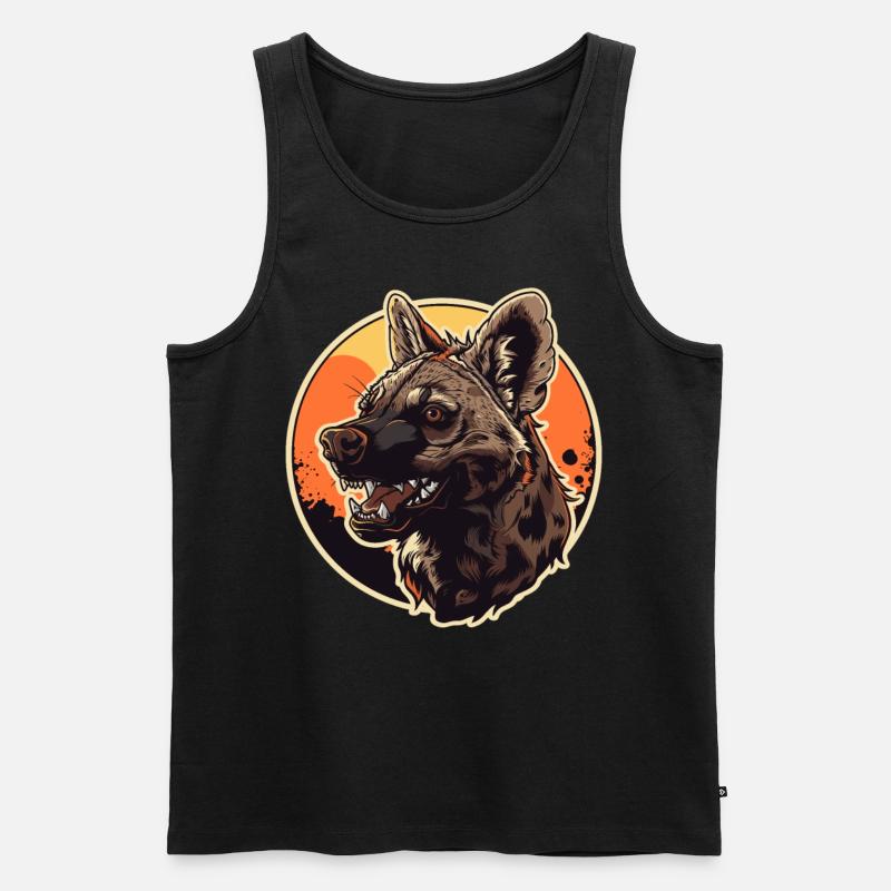 Erdwölfe Erdwolf - Männer Premium Bio Tank Top - Schwarz