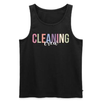 Caretaker of the school Caretaker - Men's Premium Organic Tank Top - black - Front - Michal (187cm)