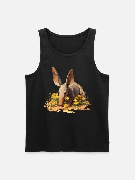 Erdferkeln Erdferkel - Männer Premium Bio Tank Top - Schwarz