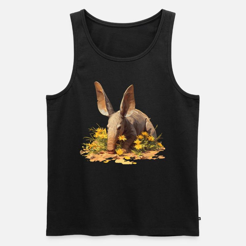 Erdferkeln Erdferkel - Männer Premium Bio Tank Top - Schwarz