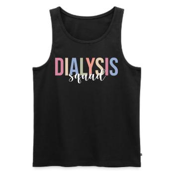 Dialyse-Techniker Dialyse-Techniker - Männer Premium Bio Tank Top - Schwarz - Vorne - AI Model Male 178 light (178cm)