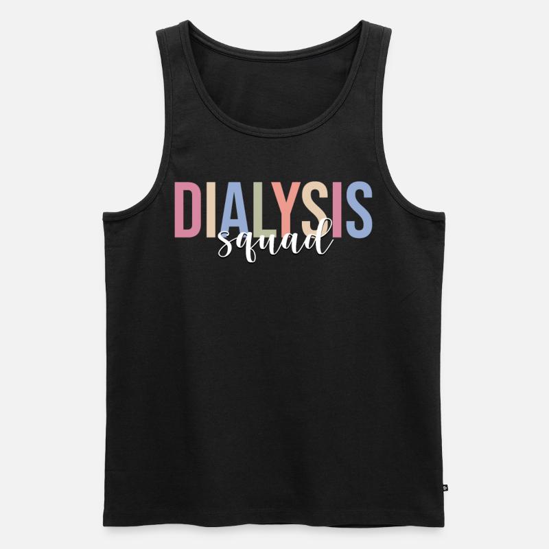 Dialyse-Techniker Dialyse-Techniker - Männer Premium Bio Tank Top - Schwarz