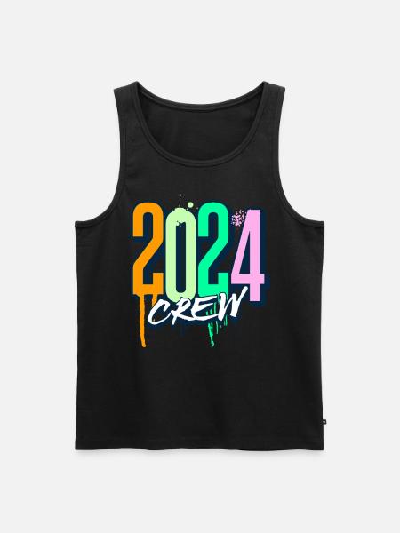 2024 Crew Team - Men's Premium Organic Tank Top - black