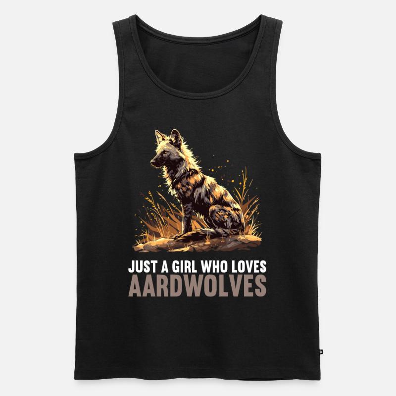Erdwölfe Erdwolf - Männer Premium Bio Tank Top - Schwarz