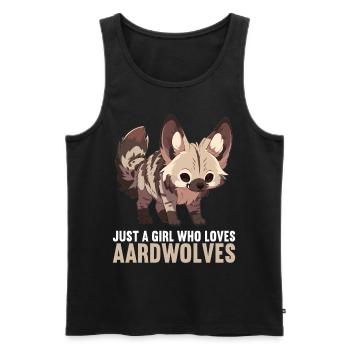 Erdwölfe Erdwolf - Männer Premium Bio Tank Top - Schwarz - Vorne - Michal (187cm)