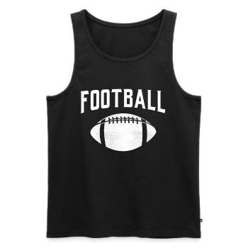 American Football Gift Kids Football Player - Men's Premium Organic Tank Top - black - Front - Michal (187cm)