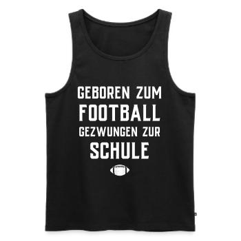 American Football Gift Kids Football Player - Men's Premium Organic Tank Top - black - Front - Michal (187cm)