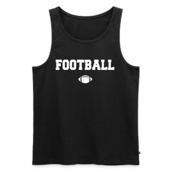 American Football Gift Kids Football Player - Men's Premium Organic Tank Top - black - Front - Michal (187cm)