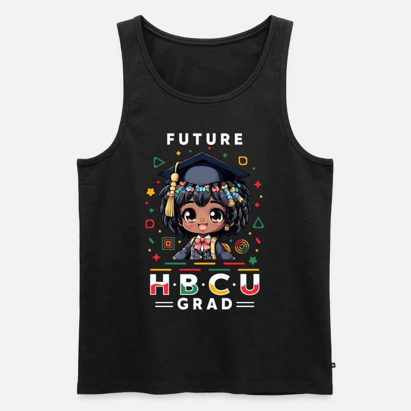 Future HBCU - Männer Premium Bio Tank Top - Schwarz