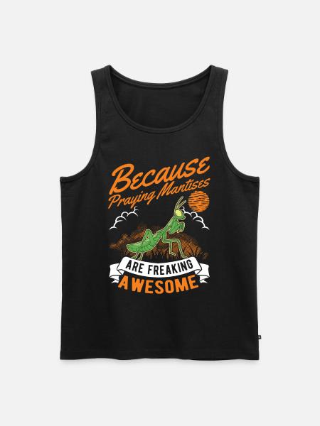 Praying mantis mantis mantis - Men's Premium Organic Tank Top - black