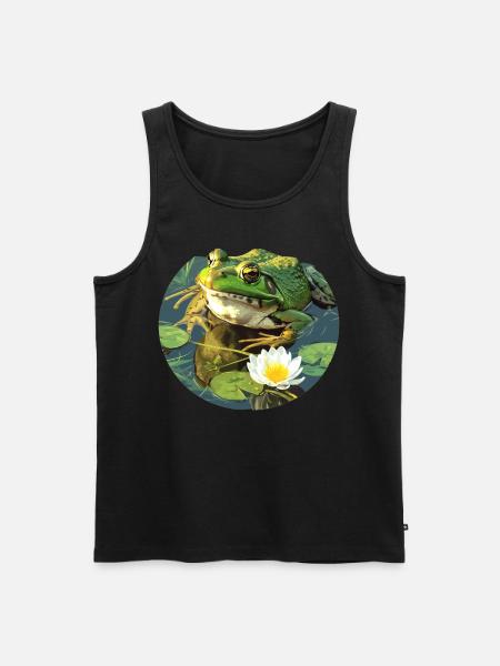 Bullfrogs Bullfrog - Men's Premium Organic Tank Top - black