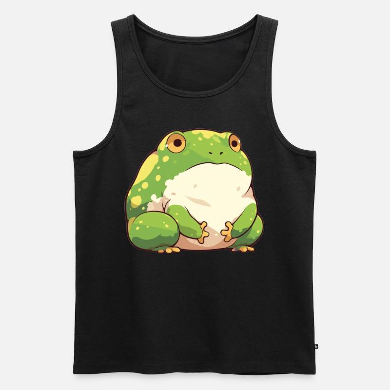 Ochsenfrösche Ochsenfrosch - Männer Premium Bio Tank Top - Schwarz