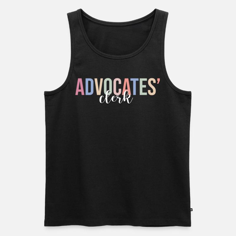 Rechtsanwaltsfachangestellte - Männer Premium Bio Tank Top - Schwarz