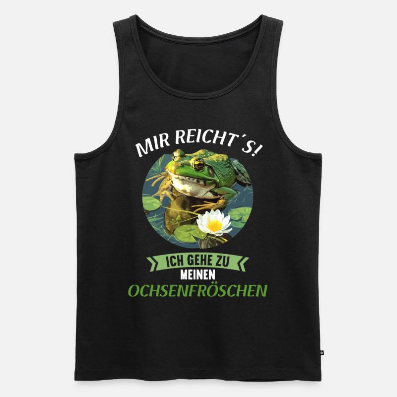 Ochsenfrösche Ochsenfrosch - Männer Premium Bio Tank Top - Schwarz