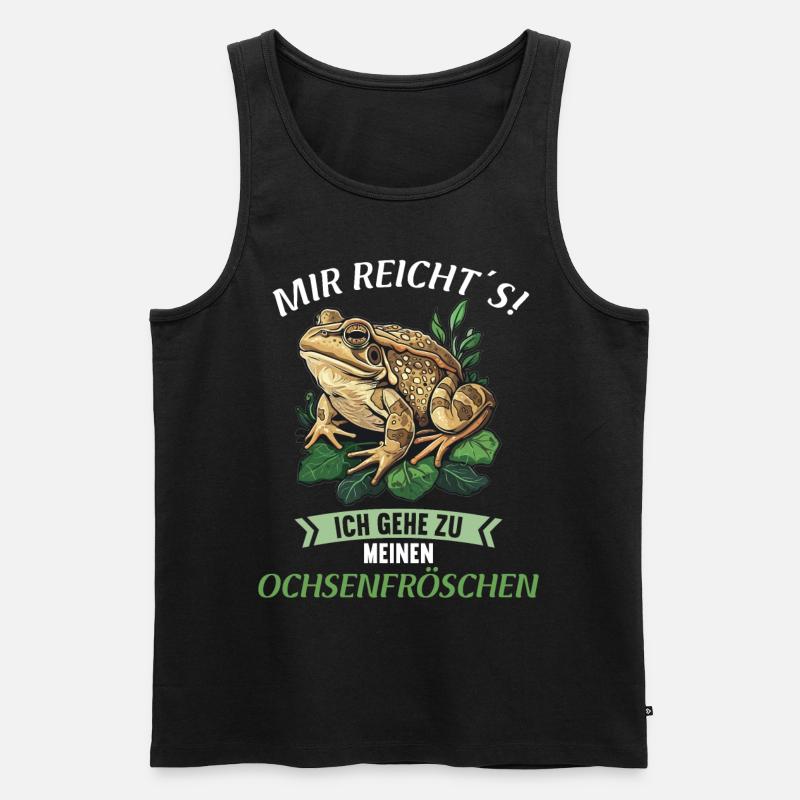 Ochsenfrösche Ochsenfrosch - Männer Premium Bio Tank Top - Schwarz