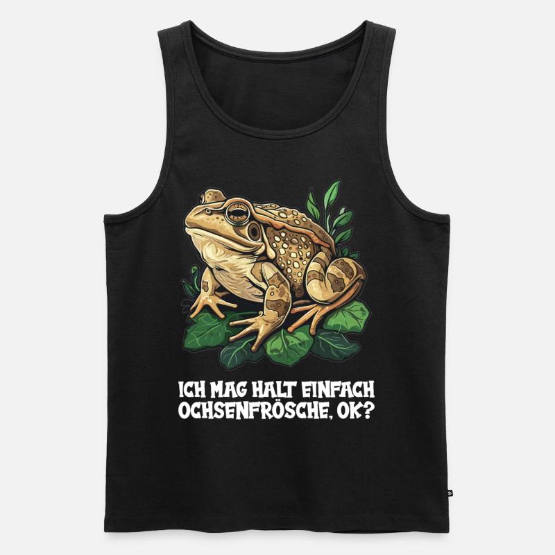 Ochsenfrösche Ochsenfrosch - Männer Premium Bio Tank Top - Schwarz