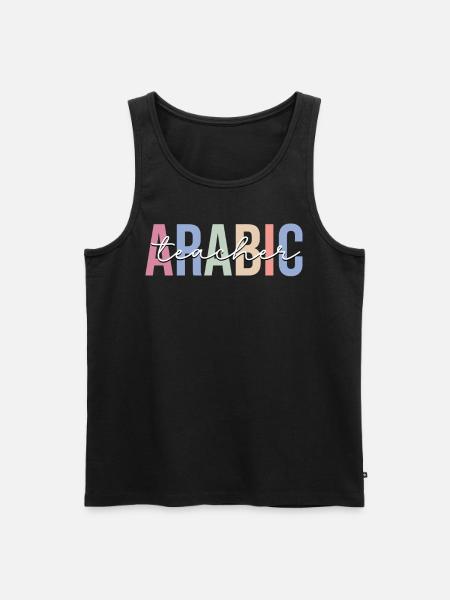 Language teaching - Men's Premium Organic Tank Top - black