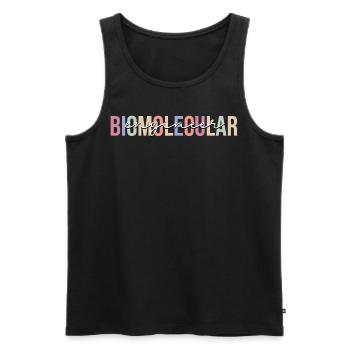 Technologie BME - Débardeur bio Premium Homme - noir - Devant - AI Model Male 178 light (178cm)