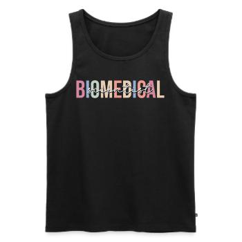 Science - Débardeur bio Premium Homme - noir - Devant - Michal (187cm)