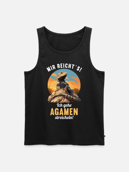 Agamen Agame - Men's Premium Organic Tank Top - black