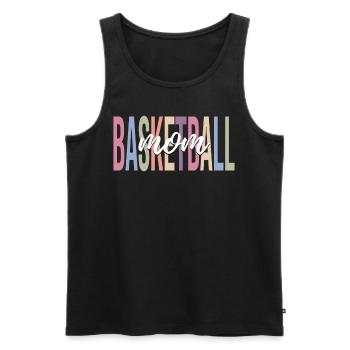 Korbballspieler - Männer Premium Bio Tank Top - Schwarz - Vorne - Michal (187cm)