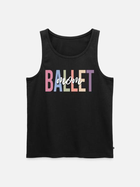 Ballet Dancer Dancing Ballerina - Men's Premium Organic Tank Top - black