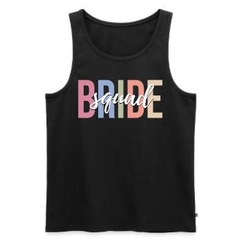 Brautparty Brautjungfer Junggesellinnenabschied - Männer Premium Bio Tank Top - Schwarz - Vorne - AI Model Male 178 light (178cm)