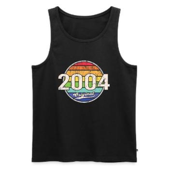 2004 Geburtstag Year Original - Männer Premium Bio Tank Top - Schwarz - Vorne - Michal (187cm)