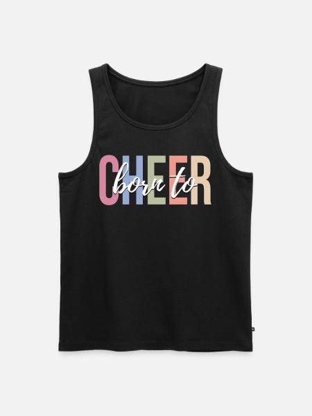 Cheerleading Cheerleader - Männer Premium Bio Tank Top - Schwarz