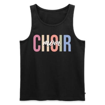 Singer Choir singer Musician - Men's Premium Organic Tank Top - black - Front - AI Model Male 178 light (178cm)
