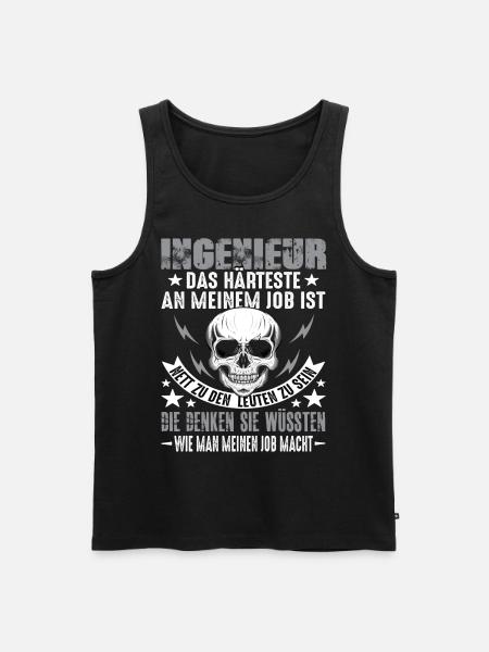 Engineer Engineers Engineer Humor Engineers - Men's Premium Organic Tank Top - black