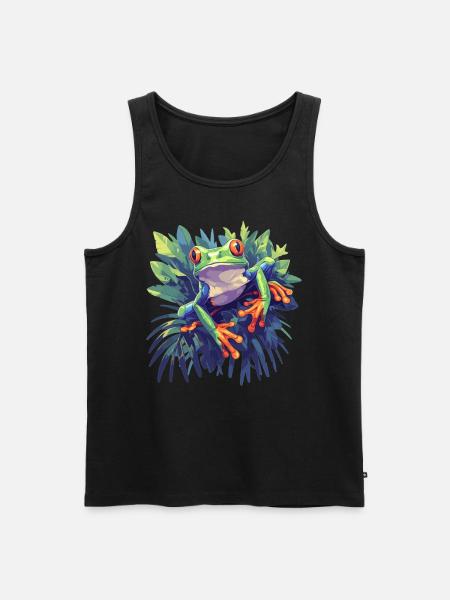 Tree Frog Baumfrösche Baumfrosch - Men's Premium Organic Tank Top - black