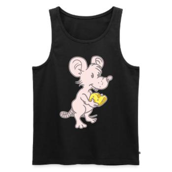Mouse Mice Rat Rats Rodents Rodents Child - Men's Premium Organic Tank Top - black - Front - Michal (187cm)