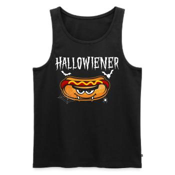 Hot Dog Adult Halloween Pun - Männer Premium Bio Tank Top - Schwarz - Vorne - AI Model Male 178 light (178cm)