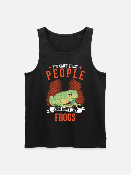 Frog Gift Tree Frog - Men's Premium Organic Tank Top - black