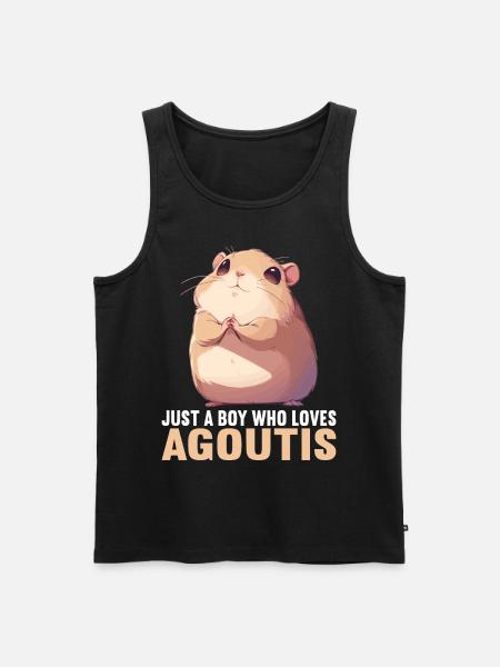 Agouti Agutis Aguti - Männer Premium Bio Tank Top - Schwarz