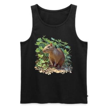 Agouti Agutis Aguti - Männer Premium Bio Tank Top - Schwarz - Vorne - Michal (187cm)